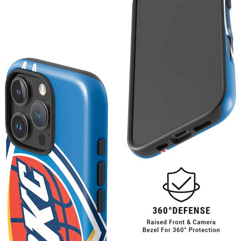 NBA Oklahoma City Thunder Large Logo iPhone 16 Pro Max Magsafe Impact Case