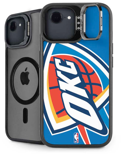 NBA Oklahoma City Thunder Large Logo iPhone 16e Kickstand Case