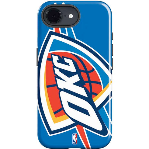 NBA Oklahoma City Thunder Large Logo iPhone 16e Impact Case