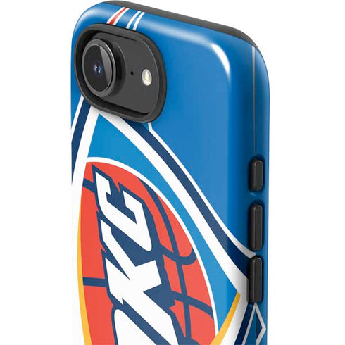 NBA Oklahoma City Thunder Large Logo iPhone 16e Impact Case