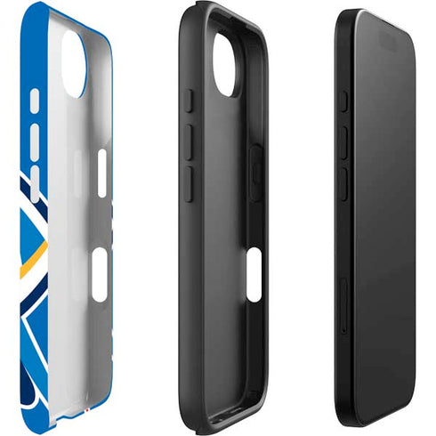 NBA Oklahoma City Thunder Large Logo iPhone 16e Impact Case