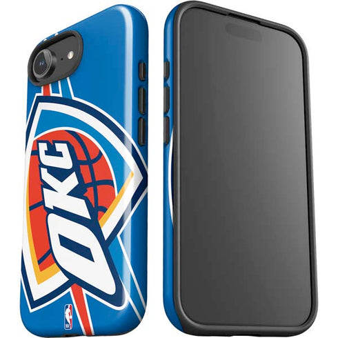 NBA Oklahoma City Thunder Large Logo iPhone 16e Impact Case