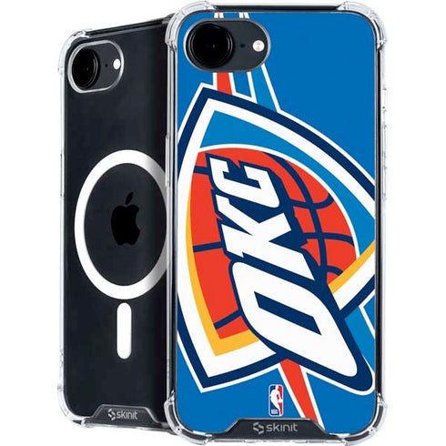 NBA Oklahoma City Thunder Large Logo iPhone 16e MagSafe Case