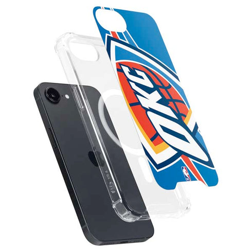 NBA Oklahoma City Thunder Large Logo iPhone 16e MagSafe Case