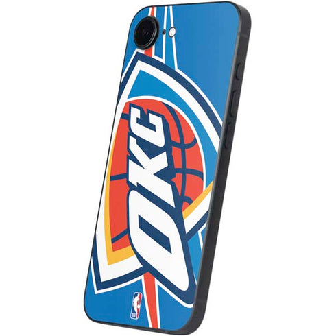 NBA Oklahoma City Thunder Large Logo iPhone 16e Skin