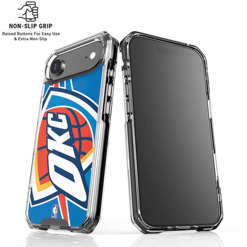 NBA Oklahoma City Thunder Large Logo iPhone 17 Air Clear Case
