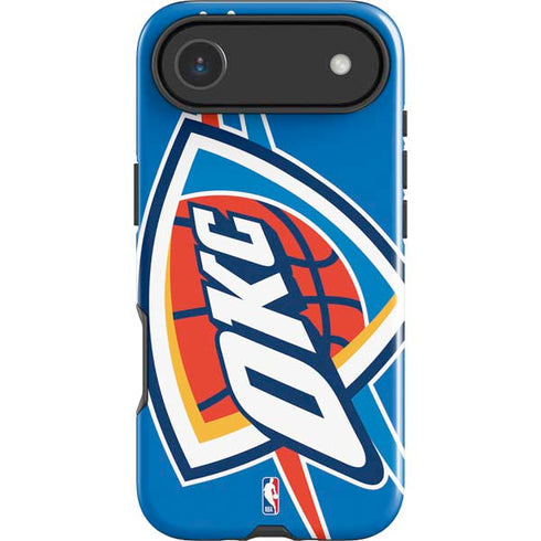 NBA Oklahoma City Thunder Large Logo iPhone 17 Air Impact Case