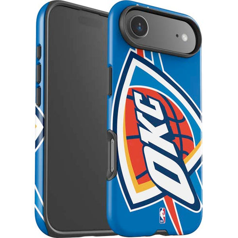 NBA Oklahoma City Thunder Large Logo iPhone 17 Air Impact Case