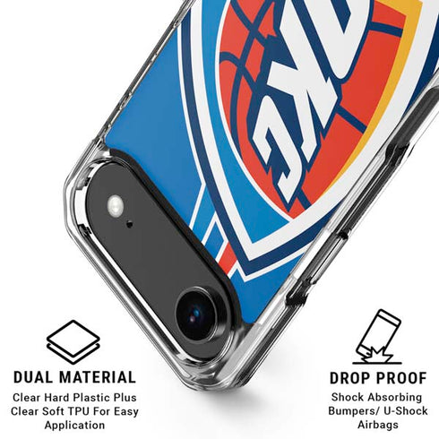 NBA Oklahoma City Thunder Large Logo iPhone 17 Air MagSafe Case