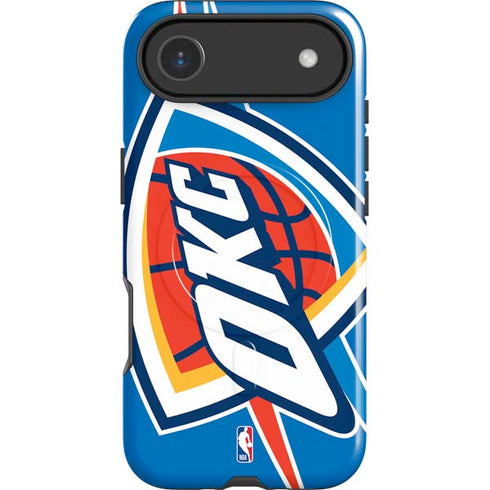 NBA Oklahoma City Thunder Large Logo iPhone 17 Air Magsafe Impact Case