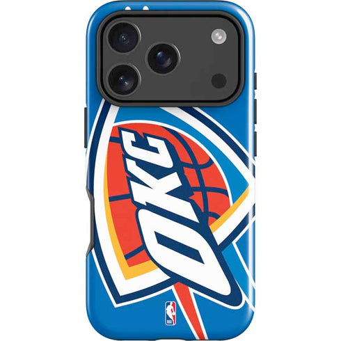 NBA Oklahoma City Thunder Large Logo iPhone 17 Pro Impact Case