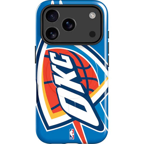 NBA Oklahoma City Thunder Large Logo iPhone 17 Pro Max Magsafe Impact Case