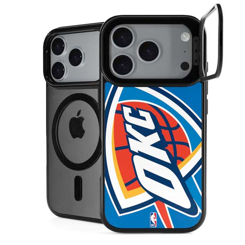 NBA Oklahoma City Thunder Large Logo iPhone 18 Pro Kickstand Case