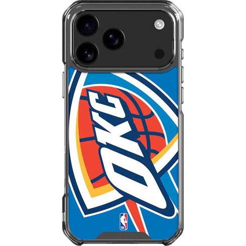NBA Oklahoma City Thunder Large Logo iPhone 18 Pro Max Clear Case