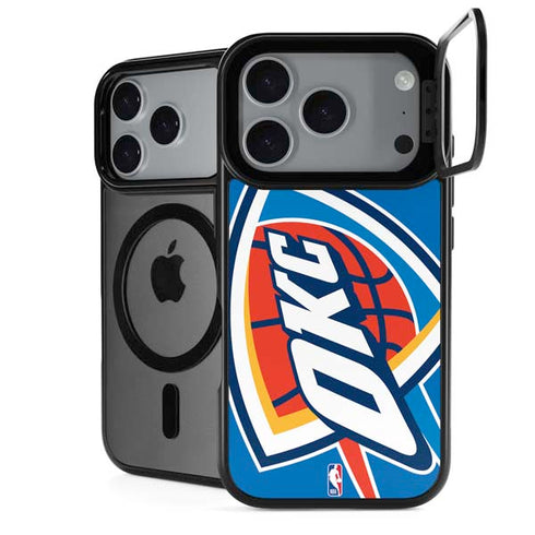NBA Oklahoma City Thunder Large Logo iPhone 18 Pro Max Kickstand Case