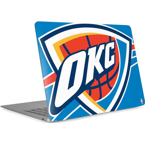 NBA Oklahoma City Thunder Large Logo Apple MacBook Air Skin