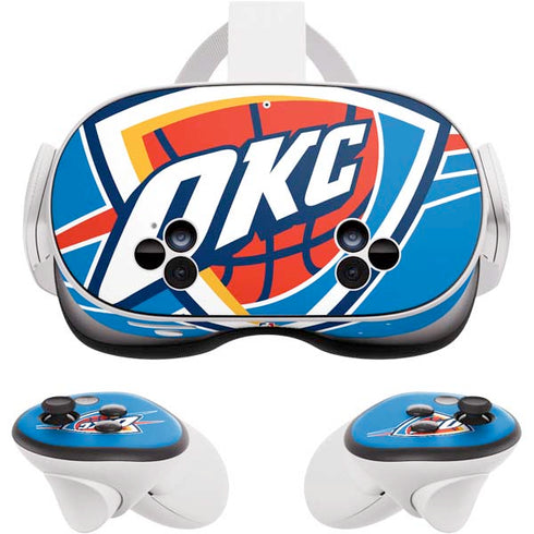 NBA Oklahoma City Thunder Large Logo Meta Quest 3S Skin