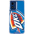 NBA Oklahoma City Thunder Large Logo Moto G 5G (2024) Clear Case