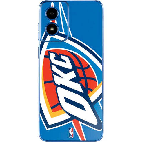 NBA Oklahoma City Thunder Large Logo Moto G Play 4G (2024) Skin
