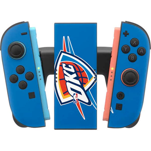 NBA Oklahoma City Thunder Large Logo Nintendo Switch 2 (2025) Joy-Con Controller Skin