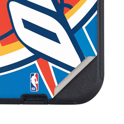 NBA Oklahoma City Thunder Large Logo Otterbox Defender iPhone Skin