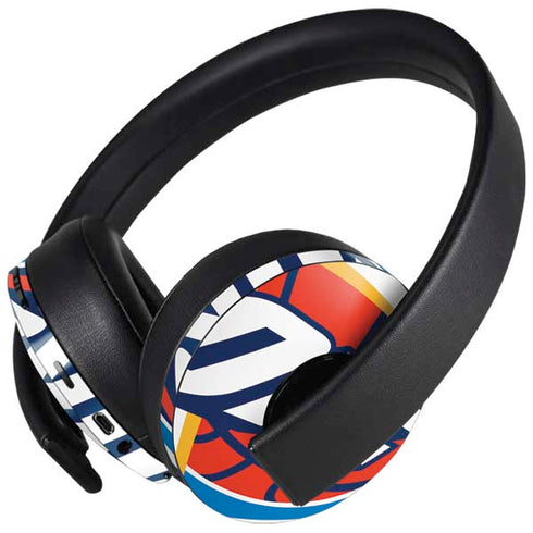 NBA Oklahoma City Thunder Large Logo PlayStation 4 Gold Wireless Headset Skin