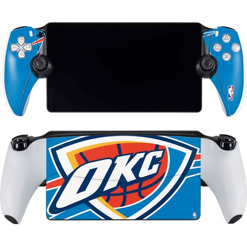 NBA Oklahoma City Thunder Large Logo PlayStation Portal Remote Player Skin