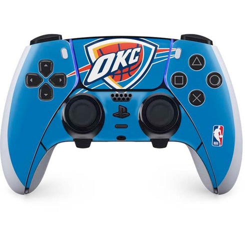 NBA Oklahoma City Thunder Large Logo PS5 DualSense Edge Pro Controller Skin