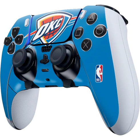 NBA Oklahoma City Thunder Large Logo PS5 DualSense Edge Pro Controller Skin