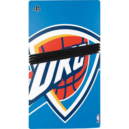 NBA Oklahoma City Thunder Large Logo PS5 Pro Console Skin