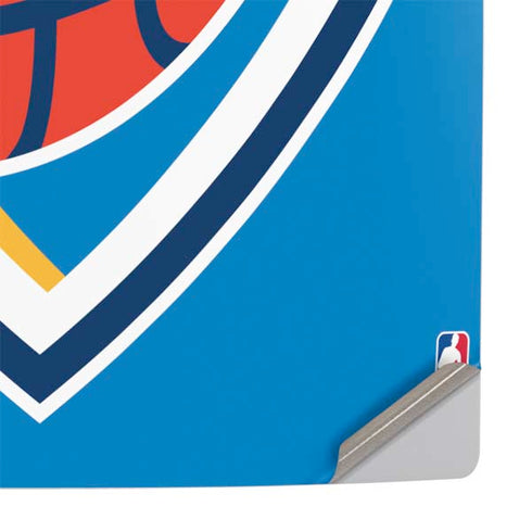 NBA Oklahoma City Thunder Large Logo PS5 Slim Digital Edition Console Skin