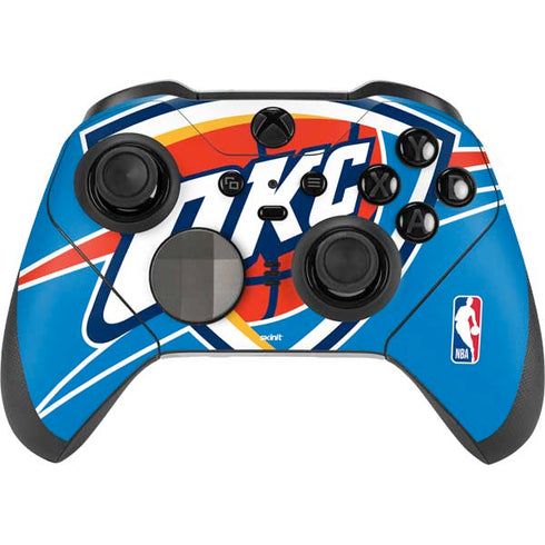 NBA Oklahoma City Thunder Large Logo Xbox Elite Wireless Controller Series 2 Skin