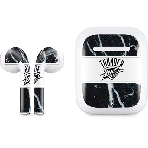 NBA Oklahoma City Thunder Marble Apple AirPods Skin