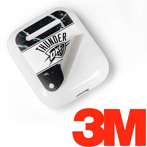NBA Oklahoma City Thunder Marble Apple AirPods Skin