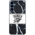 NBA Oklahoma City Thunder Marble Galaxy A35 5G Clear Case