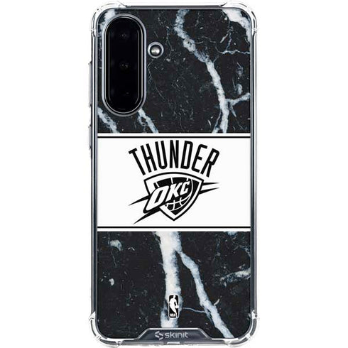 NBA Oklahoma City Thunder Marble Galaxy A36 5G Clear Case