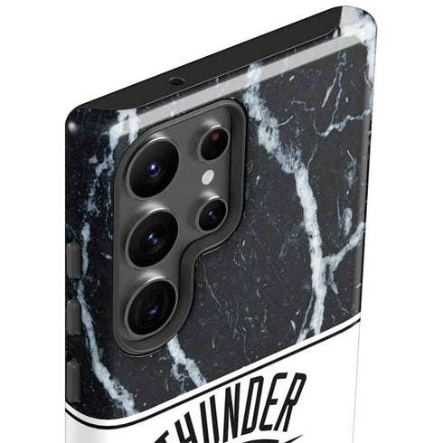 NBA Oklahoma City Thunder Marble Galaxy S23 Ultra Pro Case