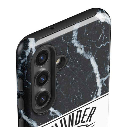 NBA Oklahoma City Thunder Marble Galaxy S25 Impact Case