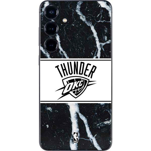 NBA Oklahoma City Thunder Marble Galaxy S25 Plus Skin