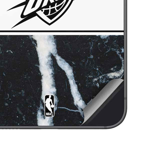 NBA Oklahoma City Thunder Marble Galaxy S25 Plus Skin