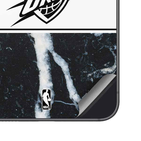 NBA Oklahoma City Thunder Marble Galaxy S25 Skin