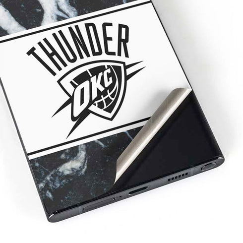 NBA Oklahoma City Thunder Marble Galaxy S24 Ultra Skin