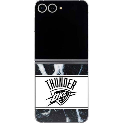 NBA Oklahoma City Thunder Marble Galaxy Z Flip6 Skin