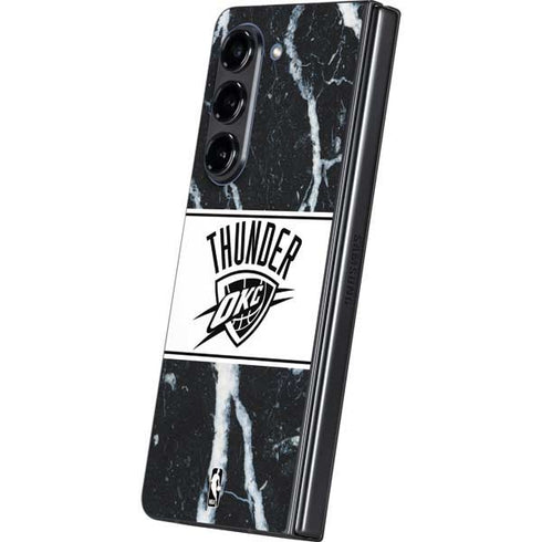 NBA Oklahoma City Thunder Marble Galaxy Z Fold5 5G Skin