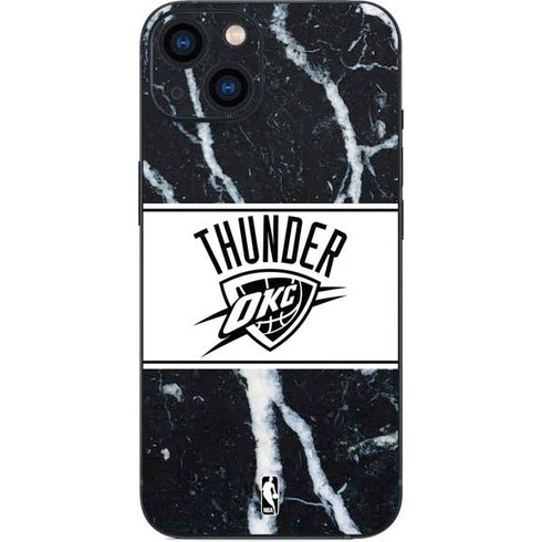 NBA Oklahoma City Thunder Marble iPhone 15 Skin