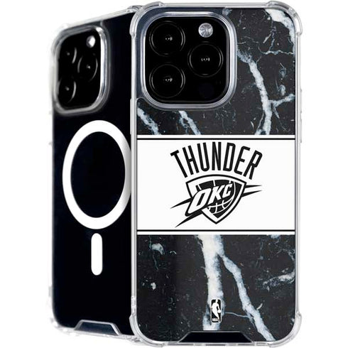 NBA Oklahoma City Thunder Marble iPhone 16 Pro MagSafe Case