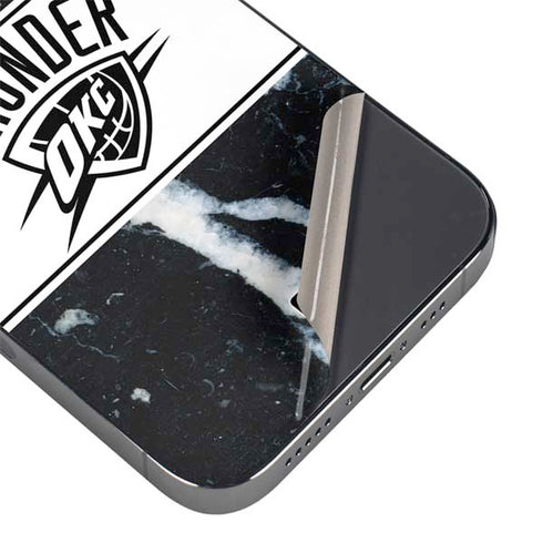 NBA Oklahoma City Thunder Marble iPhone 16 Pro Skin