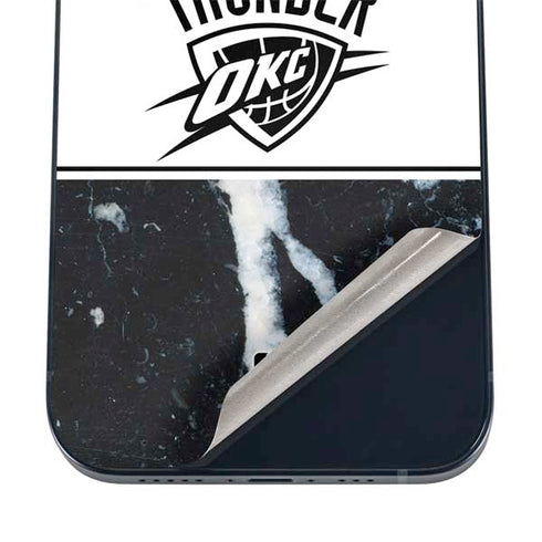 NBA Oklahoma City Thunder Marble iPhone 16 Skin