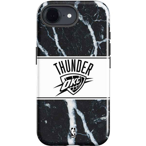 NBA Oklahoma City Thunder Marble iPhone 16e Impact Case