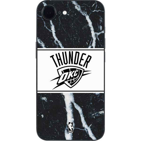 NBA Oklahoma City Thunder Marble iPhone 16e Skin